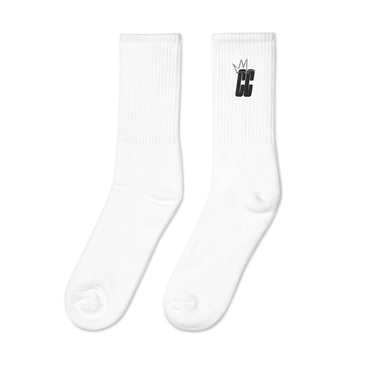 Embroidered CC socks