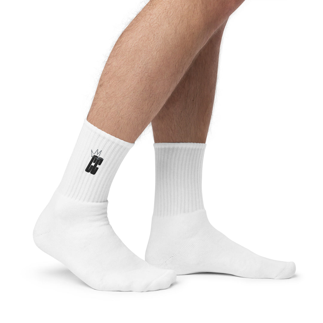 Embroidered CC socks