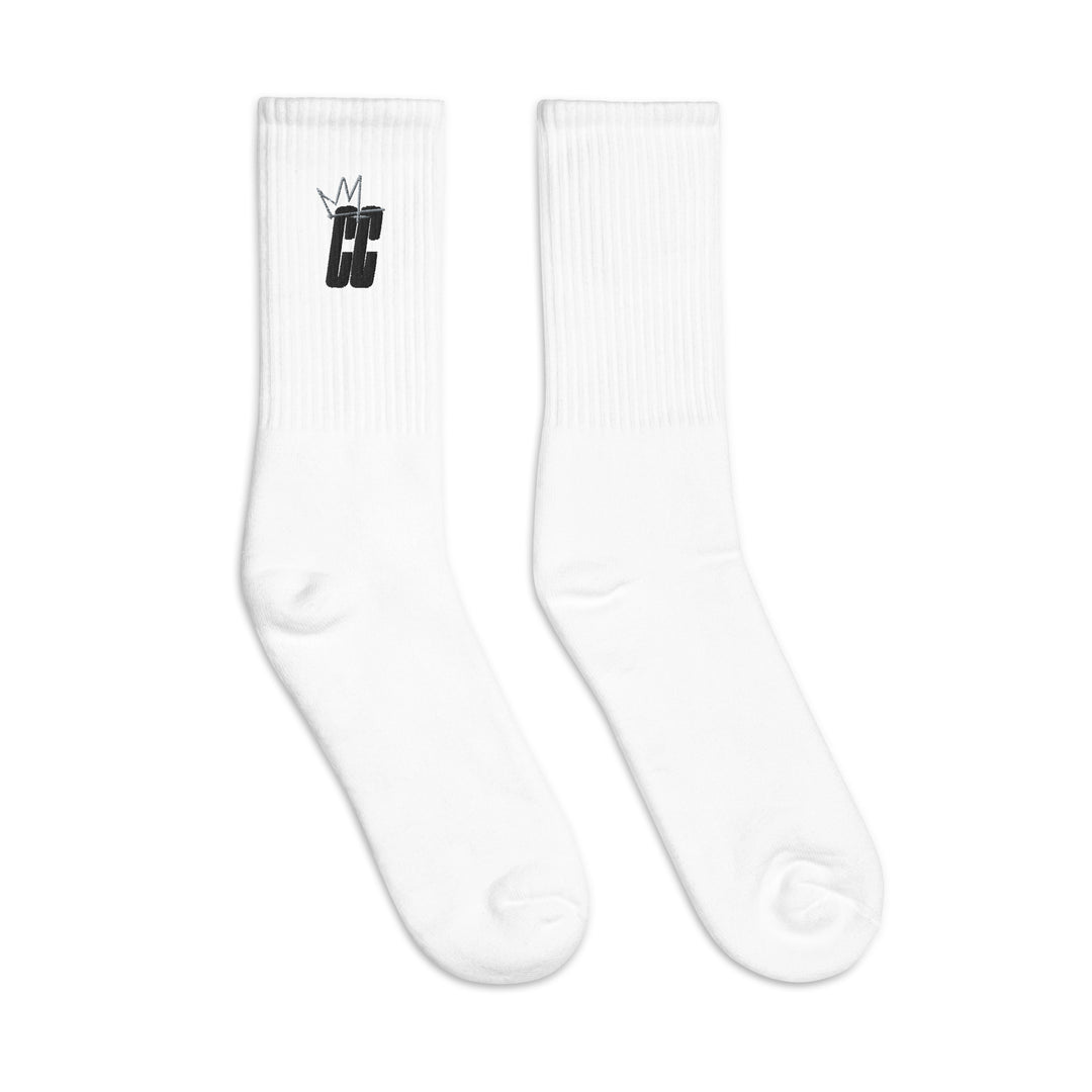 Embroidered CC socks